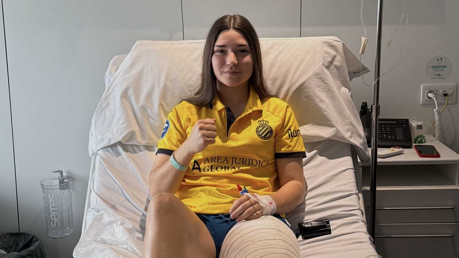 ¡Aisha Gil, operada con éxito!