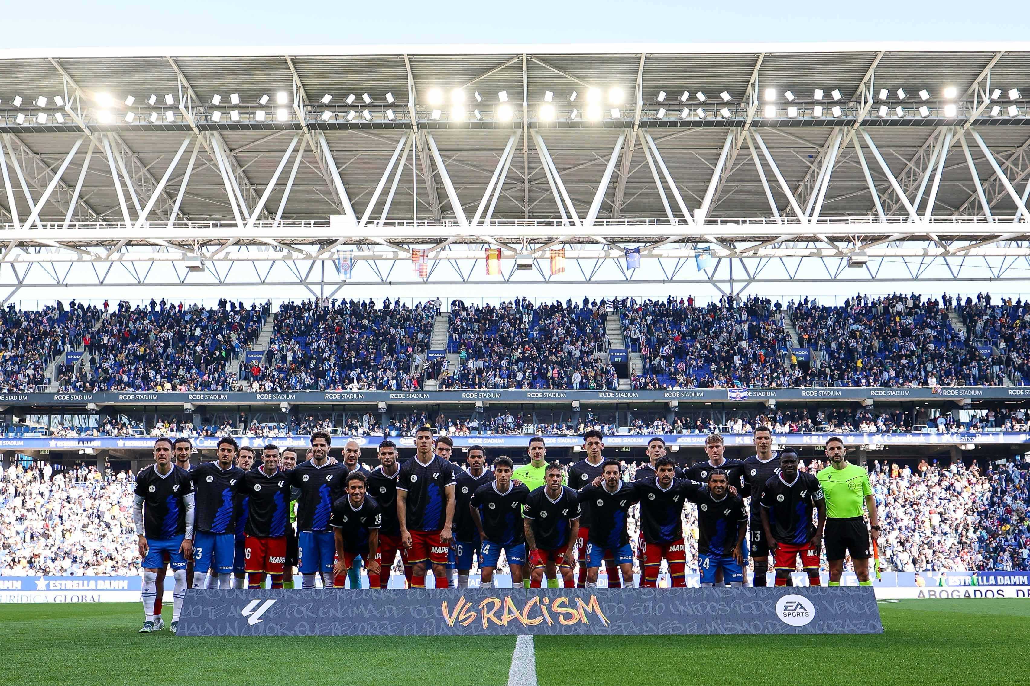 在消除种族歧视国际日之际，西班牙人俱乐部加入西甲联赛 “反对种族主义” 行动