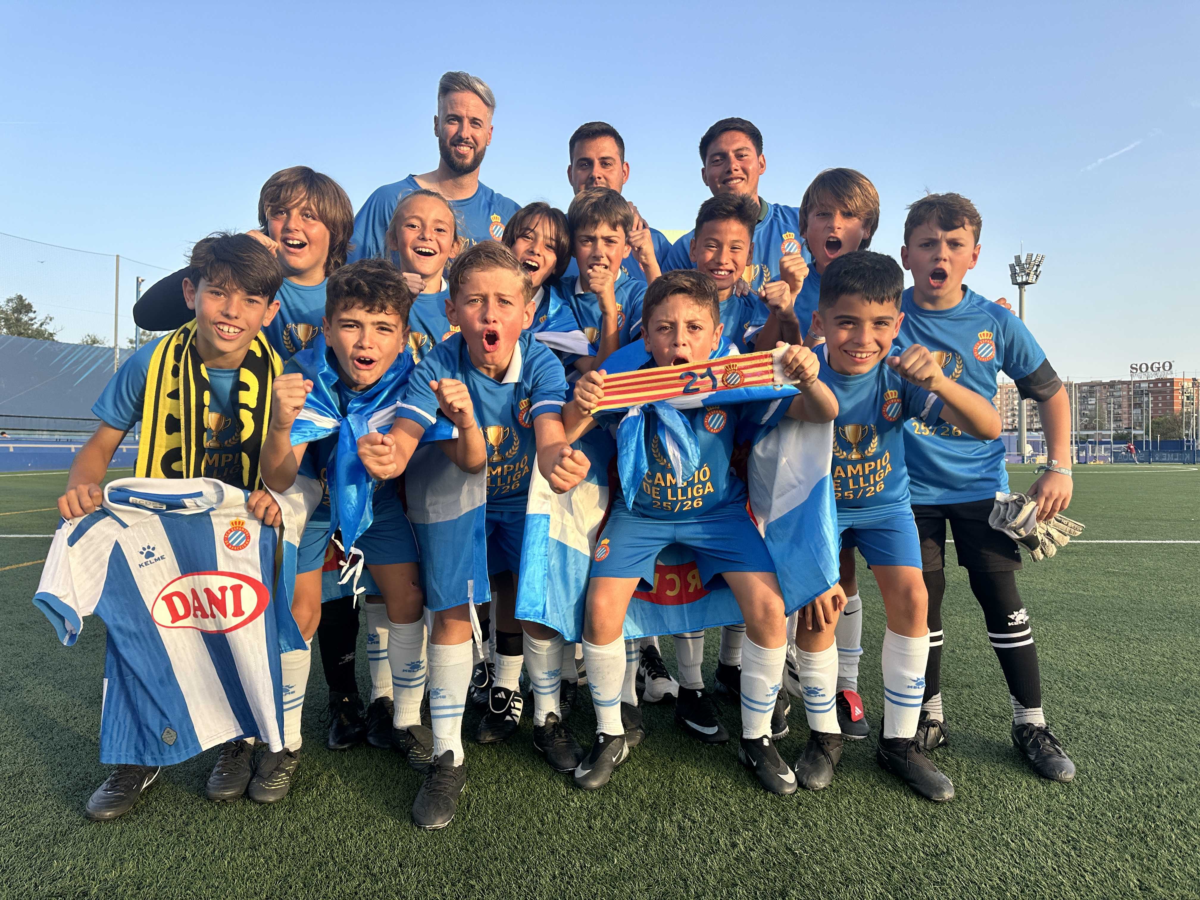 El Benjamín S10, campeón de liga
