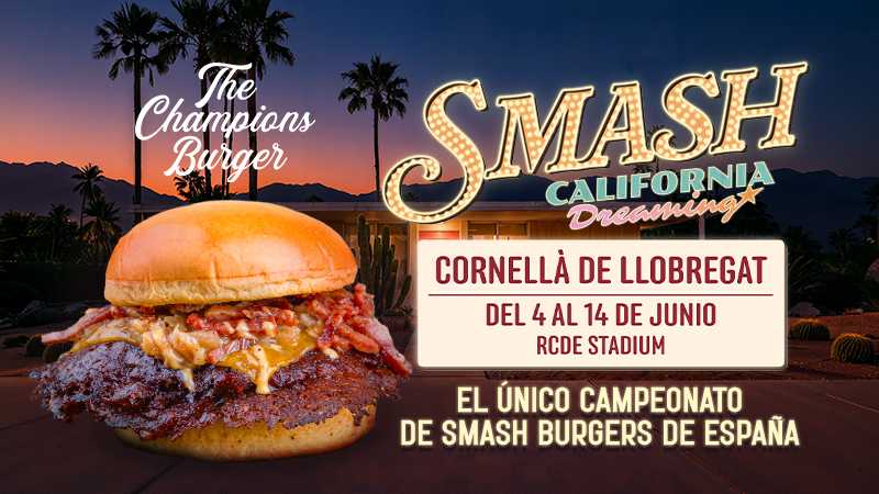 The Champions Burger llega al RCDE Stadium con sus smash burgers más virales