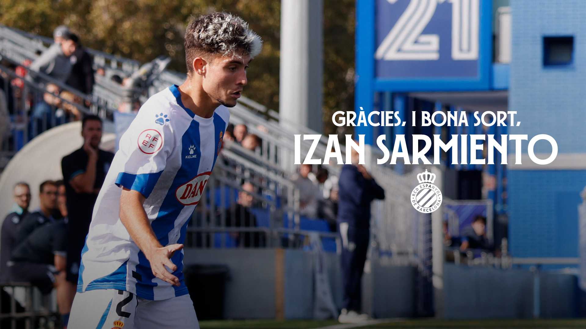 Izan Sarmiento finalizará su etapa en el Espanyol