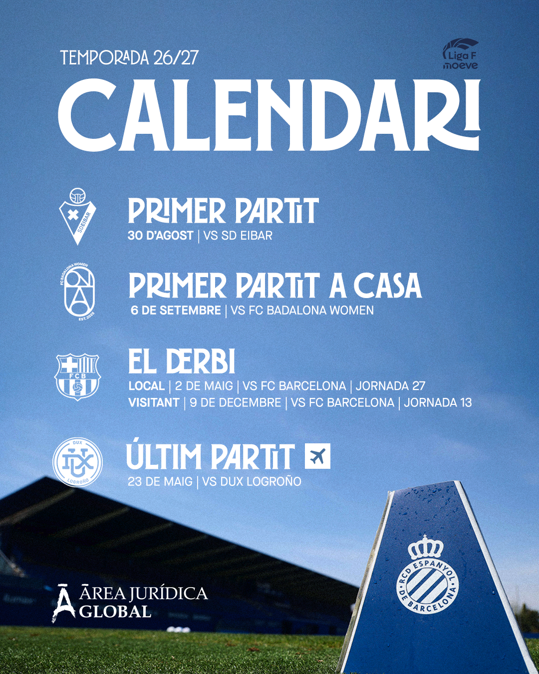 El Femenino ya conoce el calendario de Liga F