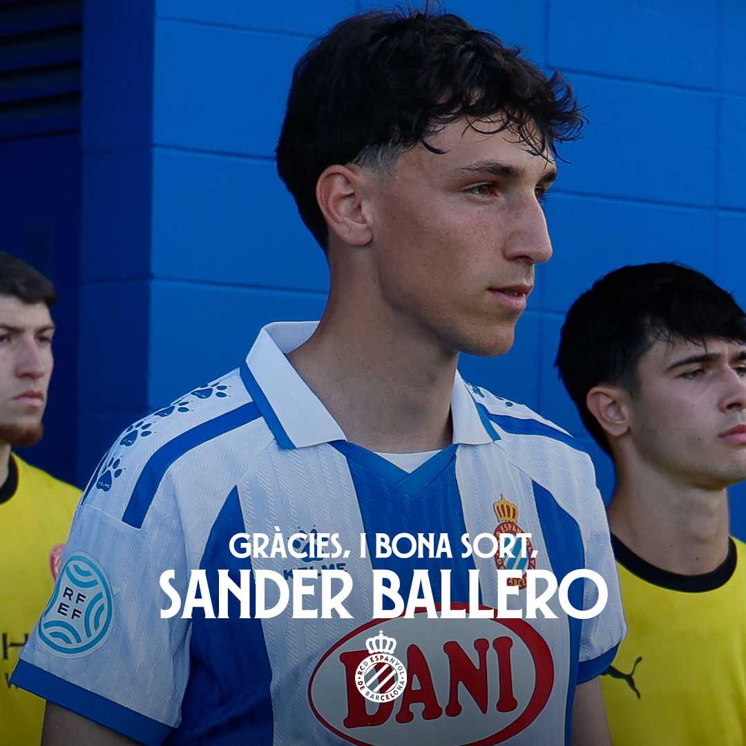 Sander Ballero finaliza su etapa en en Espanyol