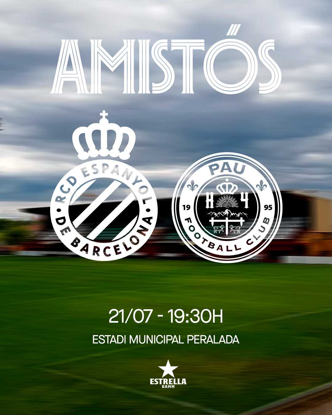 A la venta las entradas para el RCD Espanyol – Pau FC