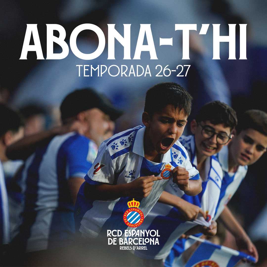 ¡Únete a REBELS D'ARREL y abónate al RCD Espanyol!