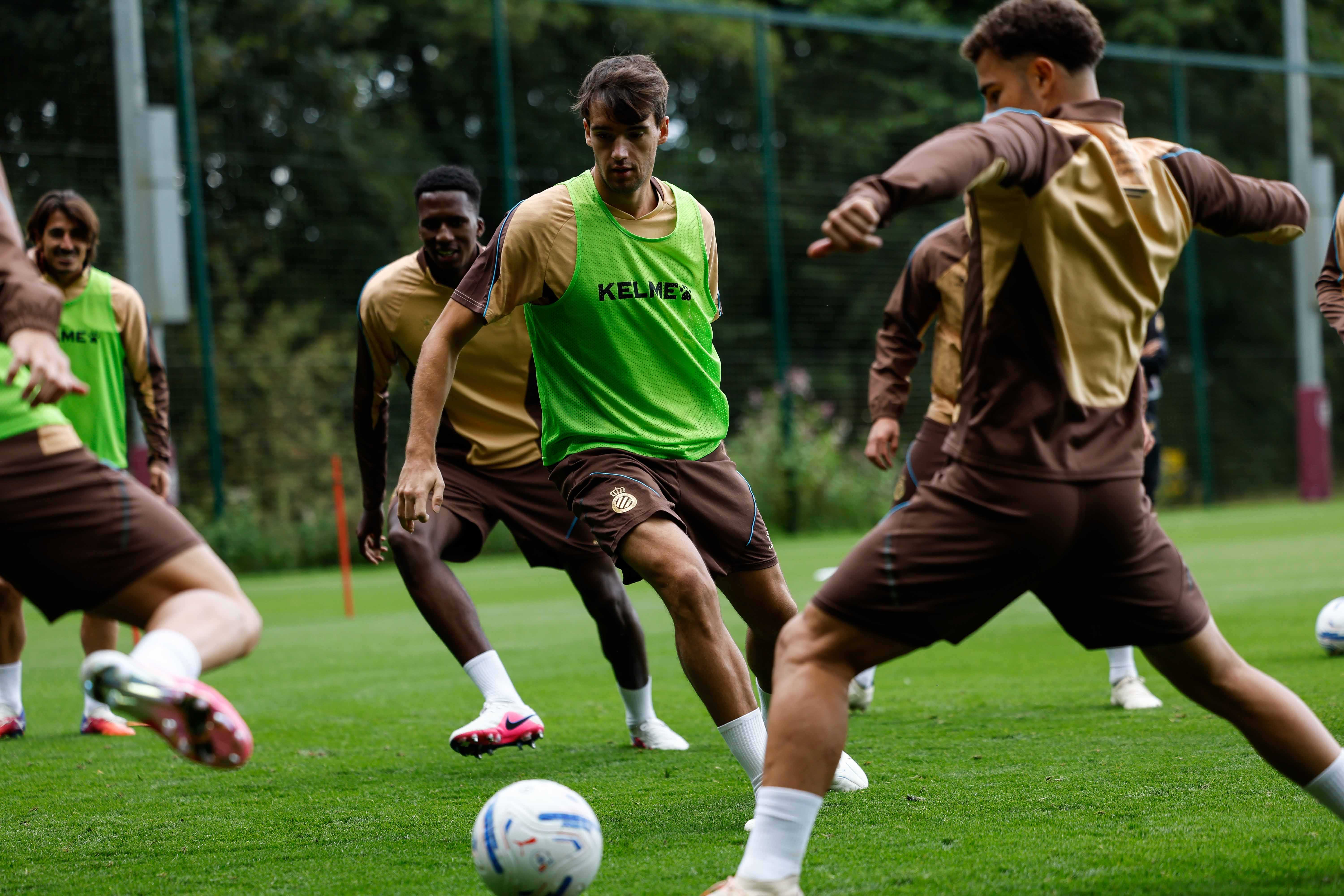 Último entrenamiento en Burnley