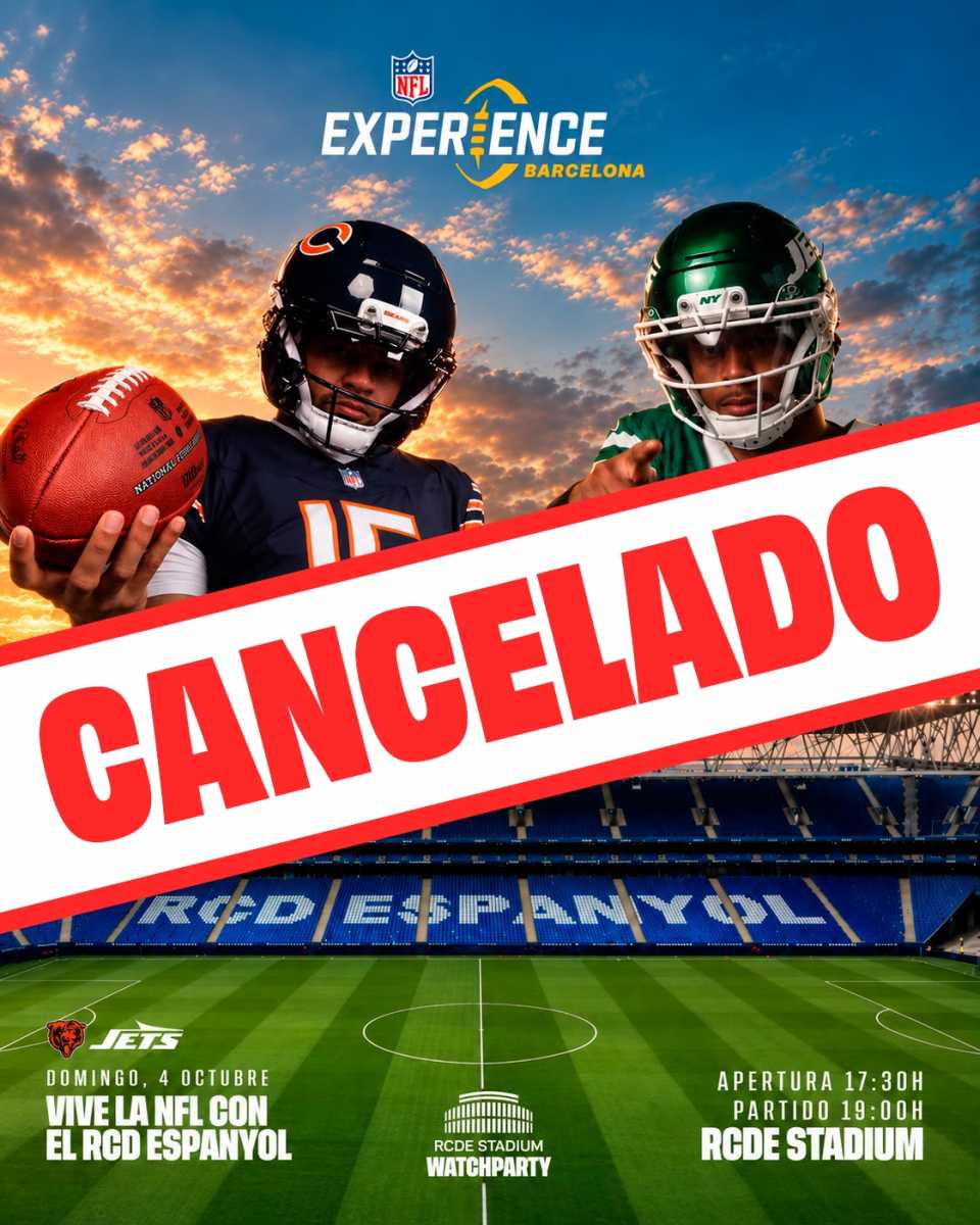 NFL Experience Barcelona: cancelled due to red weather alert
