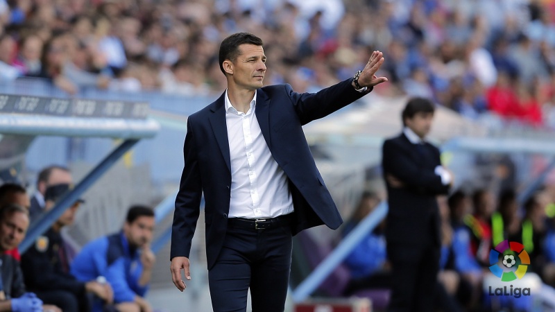 客战马拉加赛后，主教练加尔卡:“满意球员们的表现。”