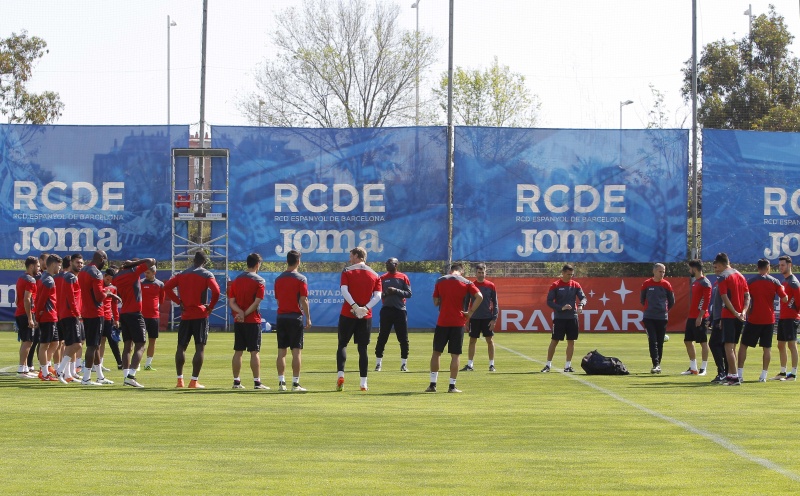 Entrenamiento en la Ciudad Deportiva